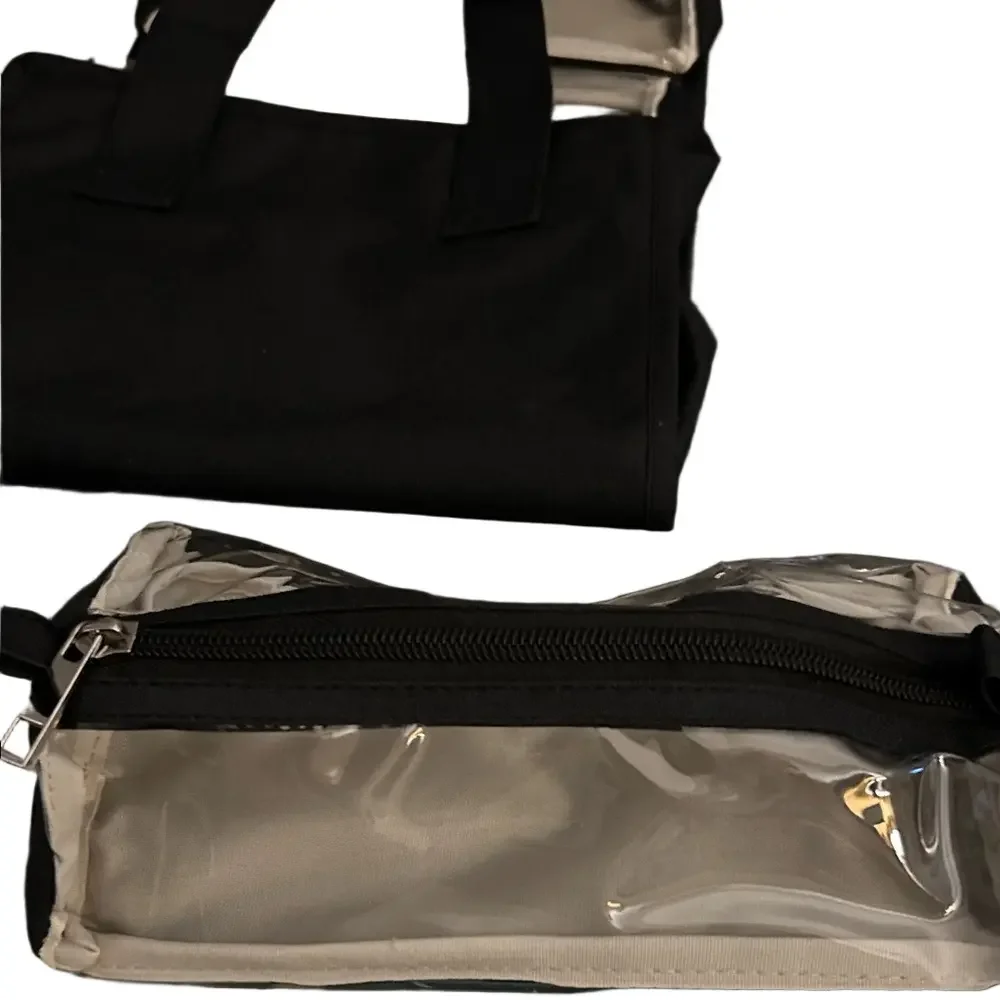 Black Multi-Compartment travel Bag in excellent condition- clean like new.
